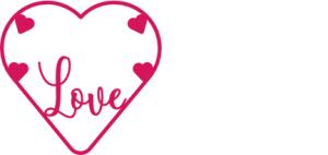 Love in Herzchenrahmen