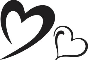 Two Heart Design 2 PNG