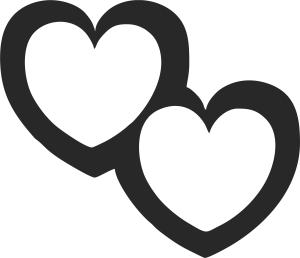 Two Heart Design 35 PNG