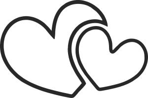 Two Heart Design 4 PNG